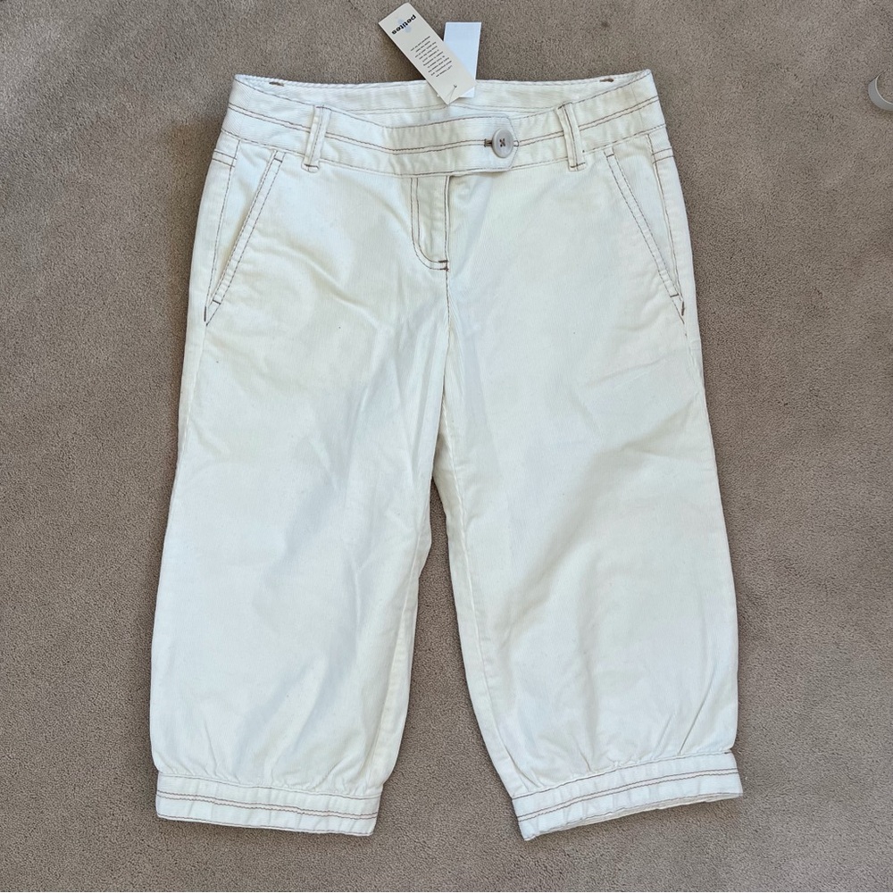 NWT Ann Taylor loft Marisa corduroy Capri knee length